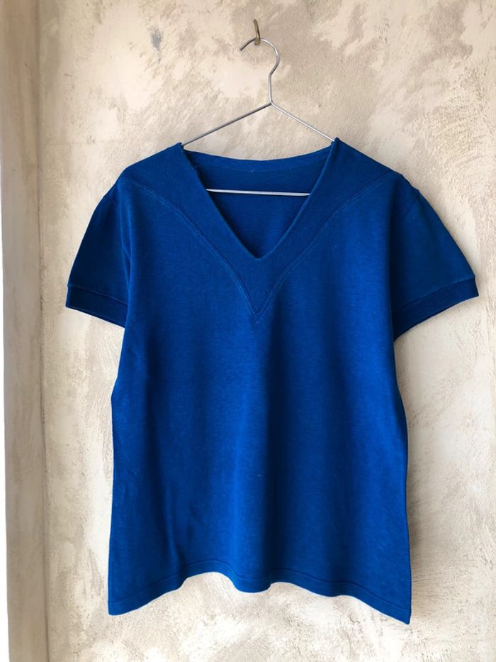 T-shirt marine vintage S/M - photo numéro 2
