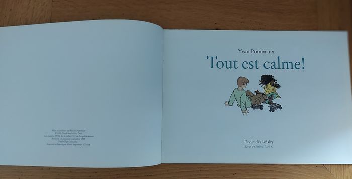 Tout est calme - l'école des loisirs - photo numéro 2