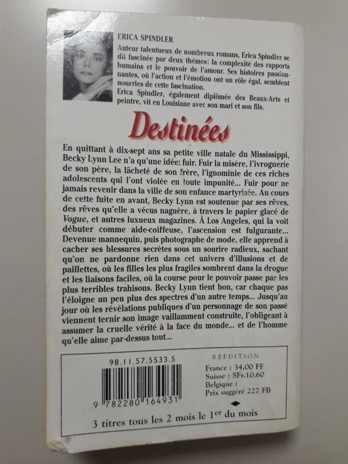 Destinées Erica Spindler Bests Sellers Harlequin - photo numéro 2
