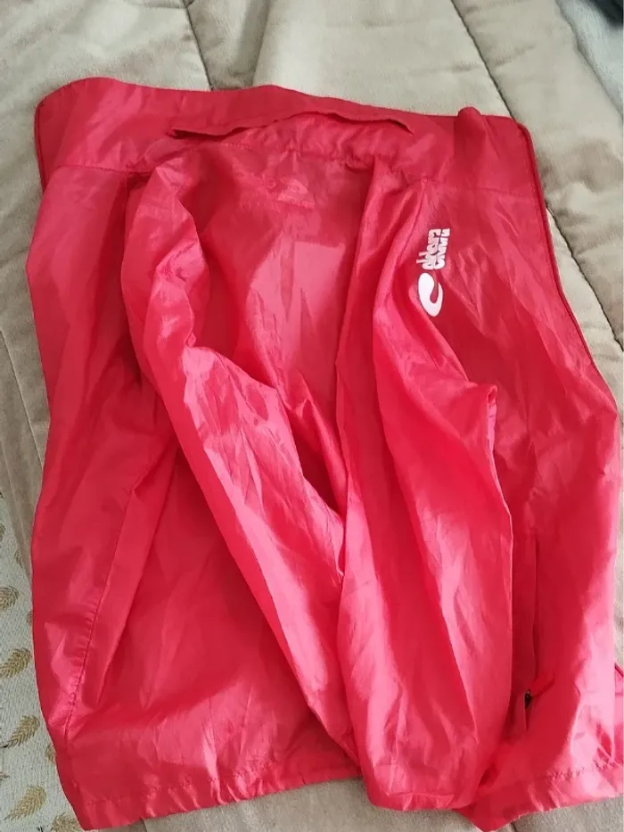 kway eldera rouge bordeaux unisex 8-10 ans - photo numéro 8