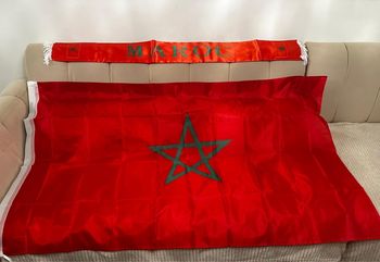 Drapeau Maroc 🇲🇦 et son écharpe