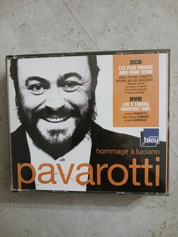 coffret de 2 CD et 1 DVD  hommage à Pavarotti