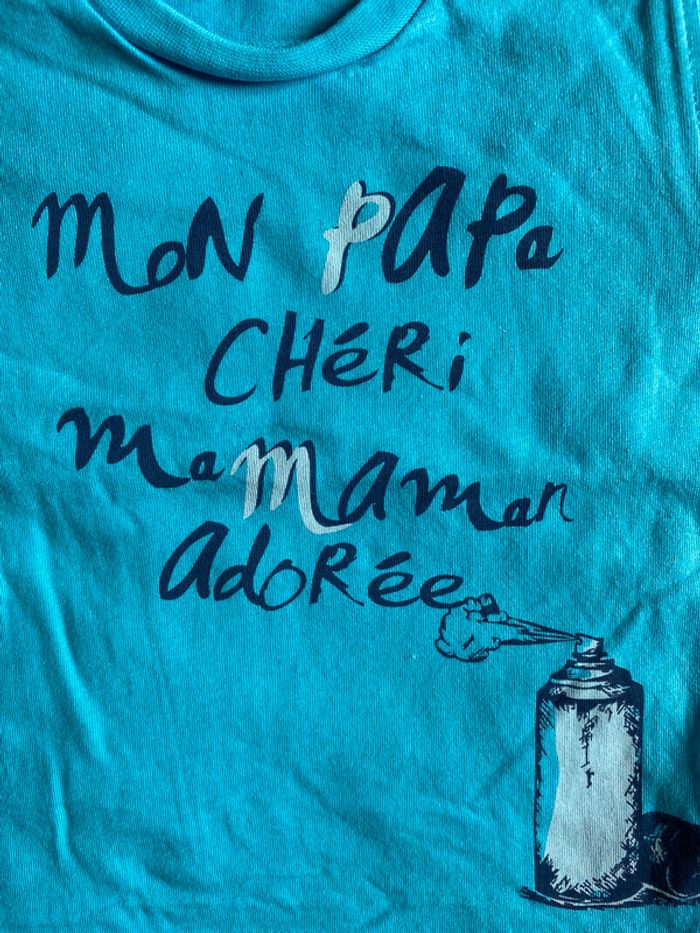 Teeshirt bleu Grain de blé -12 mois - photo numéro 2