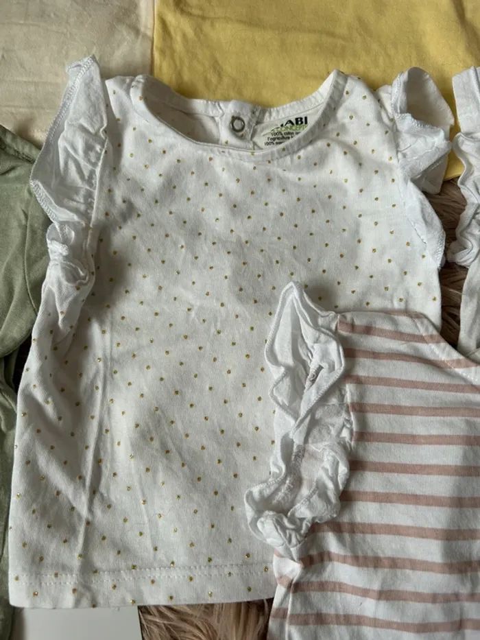 Lot tee shirt 3 mois kiabi - photo numéro 6