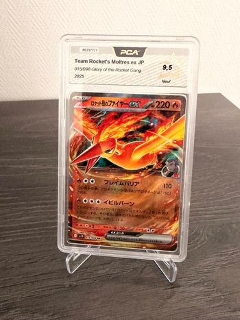Carte Pokémon Sulfura ex Team Rocket 015/098 Japonaise PCA 9.5
