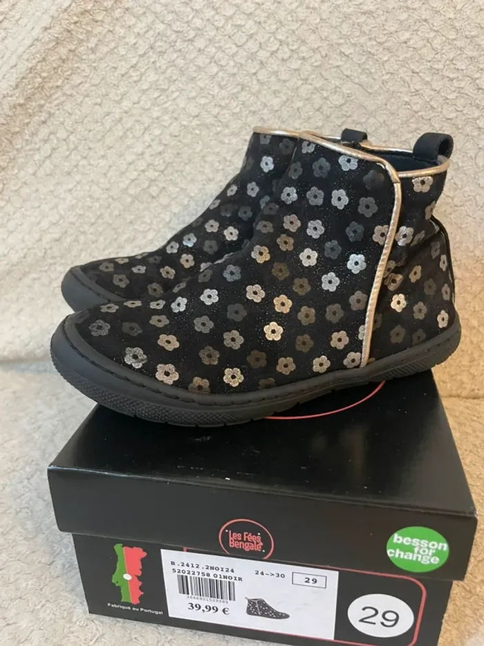 Paire de bottines  29 Les fées de Bengale - photo numéro 2