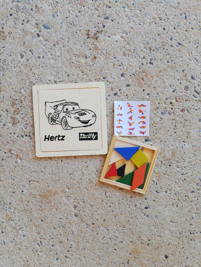 Lot puzzle + tangram