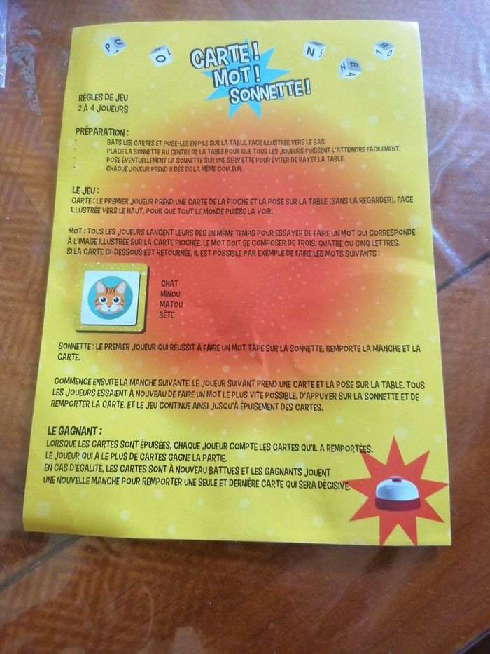 Jeux de société "carte, mot, appelez, toy universe - photo numéro 4