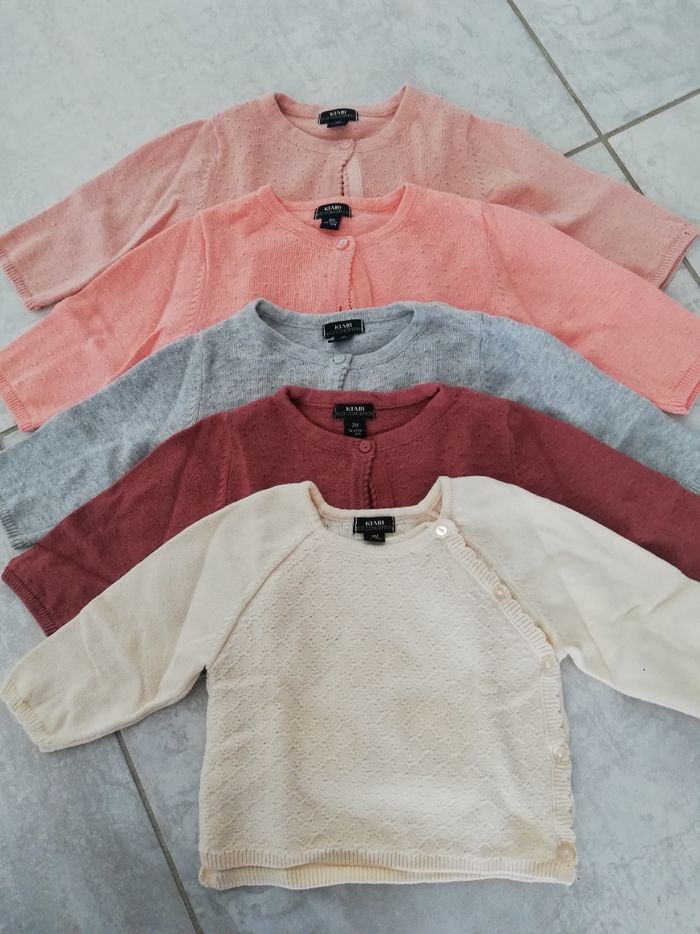 Lot gilets x5