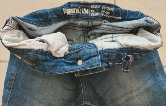 Jean 👖 bleu Pepperts taille 8-9 ans - photo numéro 4
