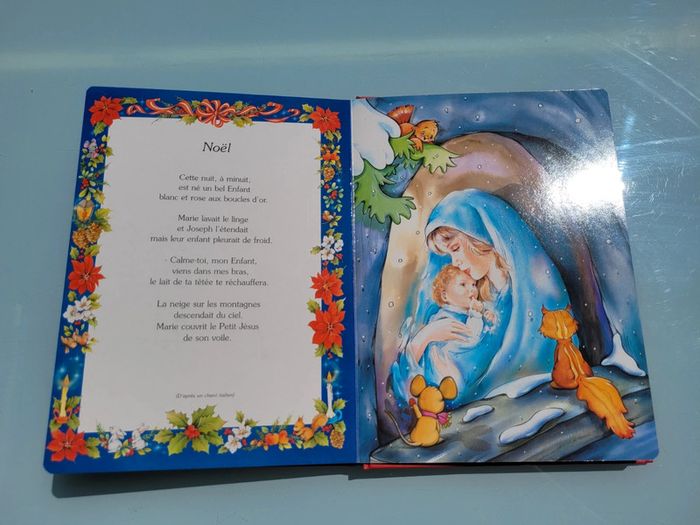 Grand livre tout carton 🎄 Merveilleux Noël 🎅 Contes, chants et poèmes - photo numéro 9