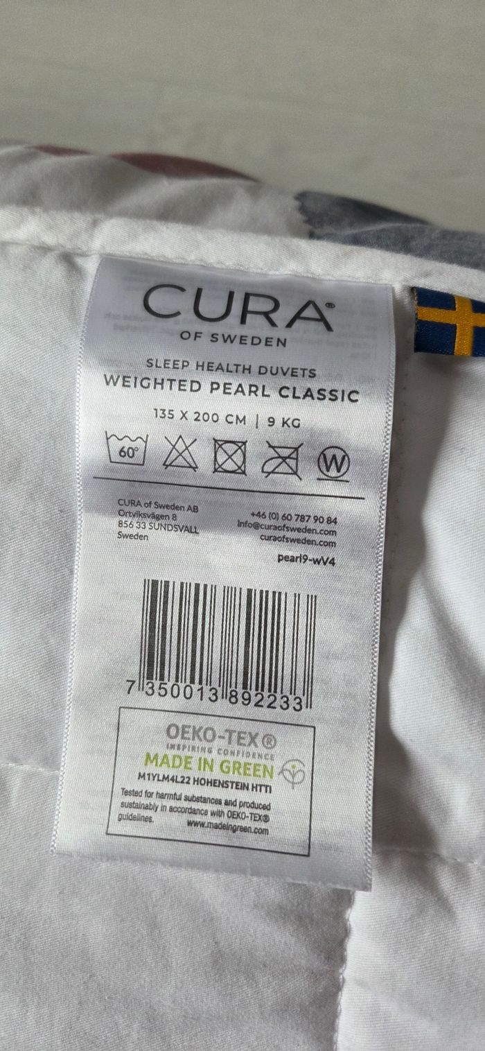 Couette lestée 7 kg Cura Of Sweden + 2 housses + 2 taies + sac de transport - photo numéro 3