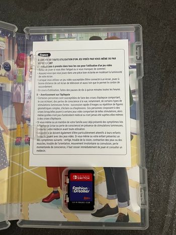 Jeu switch Fashion Dreamer