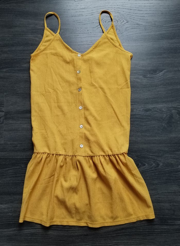 Robe jaune XS 34 Kiabi NEUVE