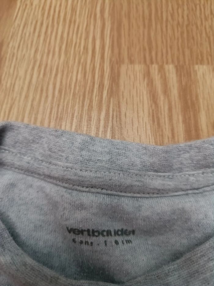 T-shirt de pyjama velours 6 ans - photo numéro 2