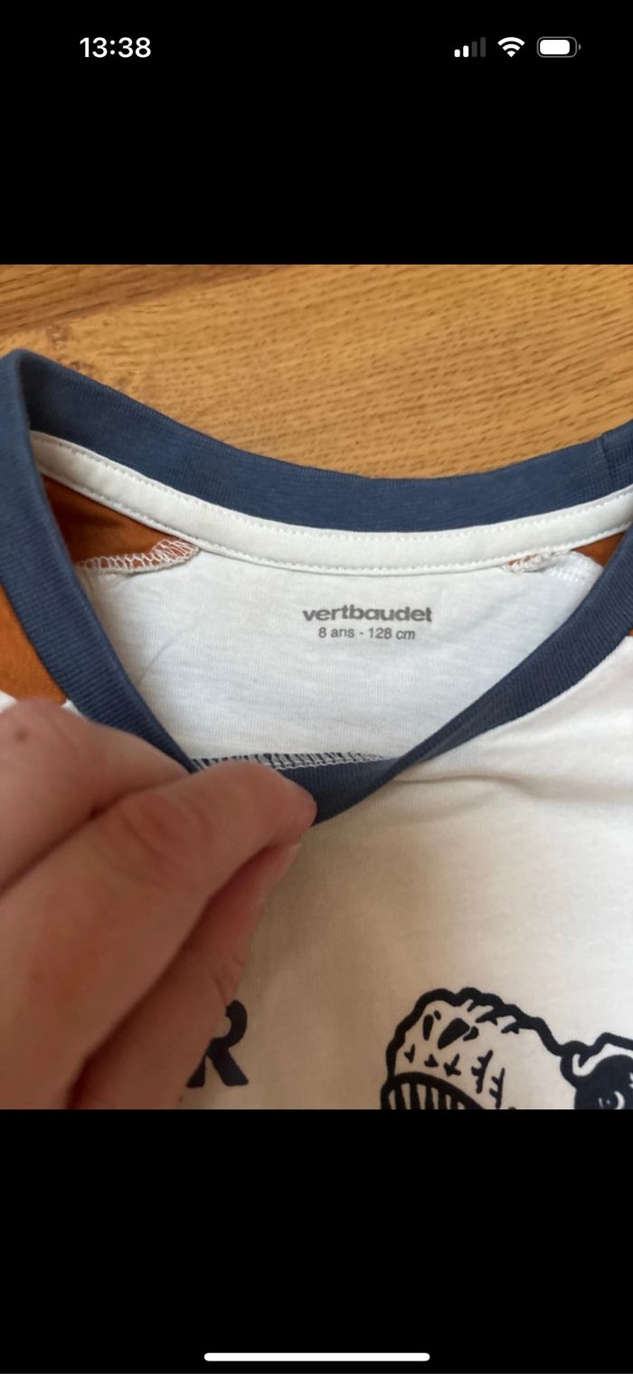 Pyjama 2 pièces garçon vertbaudet 8 ans - photo numéro 3