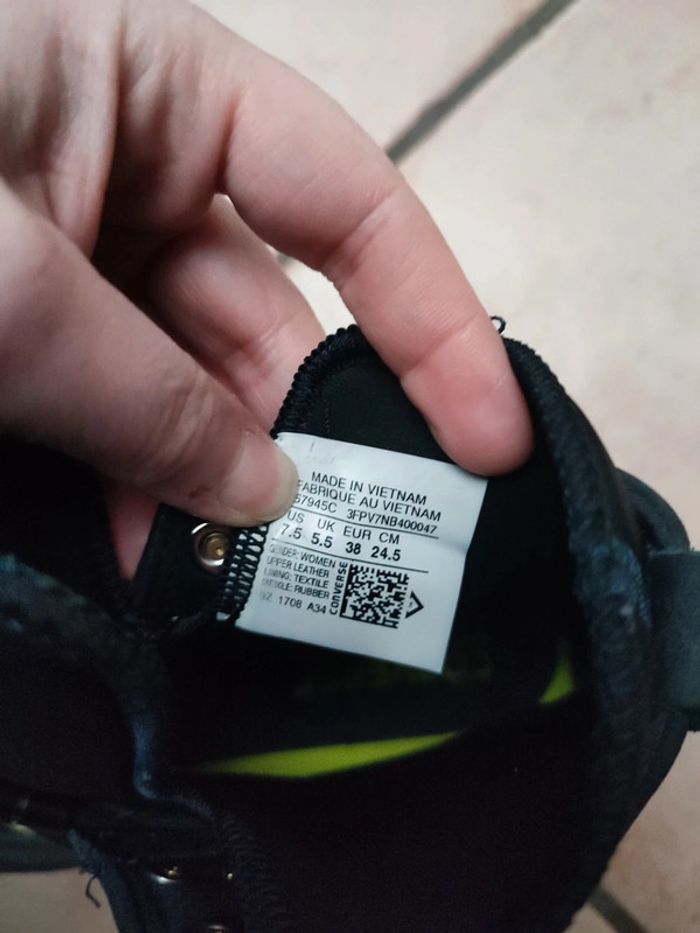 Converse cuir Hiver en cuir - photo numéro 4