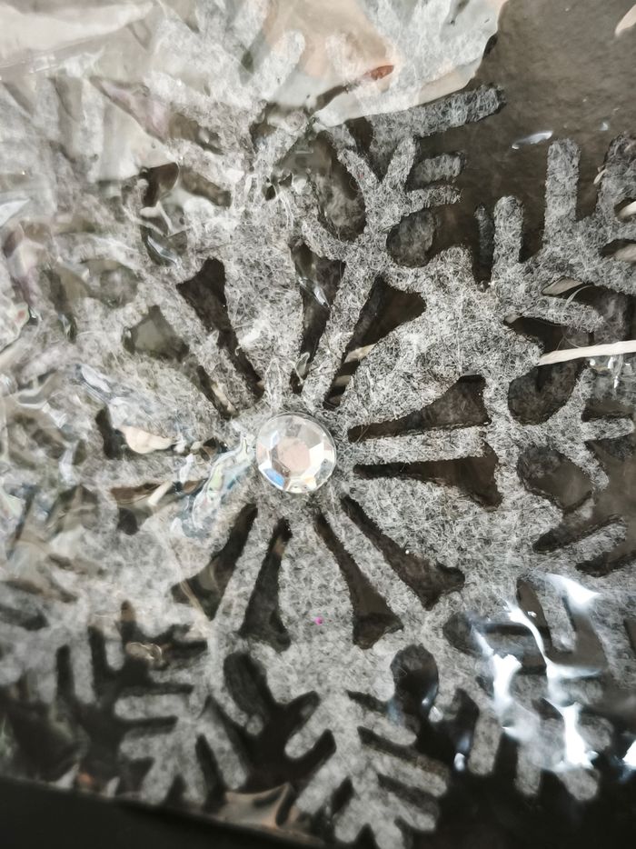 Décorations de Noël en forme de flocon de neige - photo numéro 2