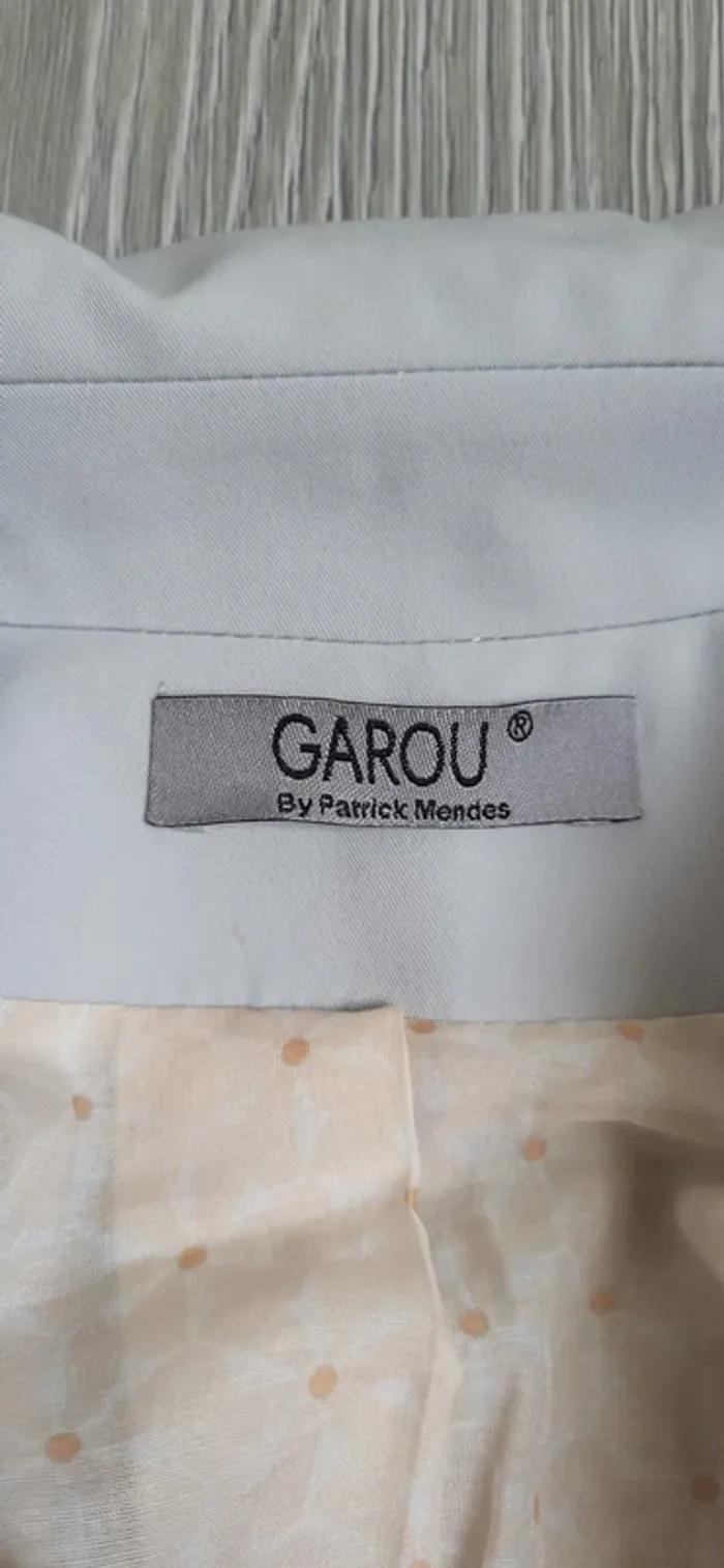 Veste gris clair asymétrique Garou Patrick Mendes - photo numéro 7