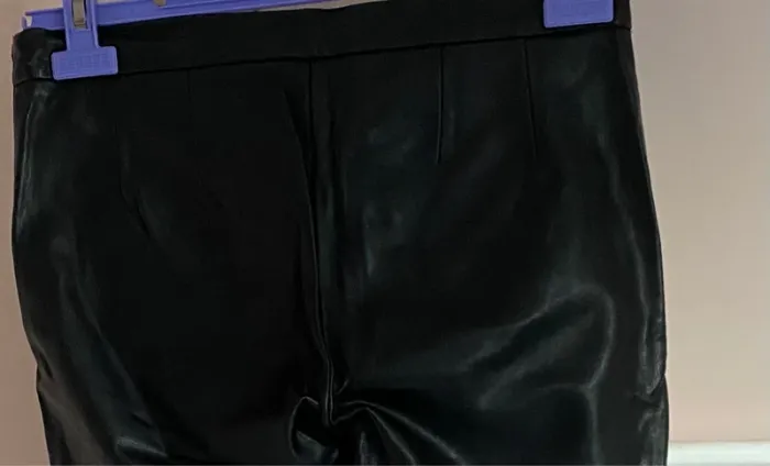 #pantalon simili noir# - photo numéro 2