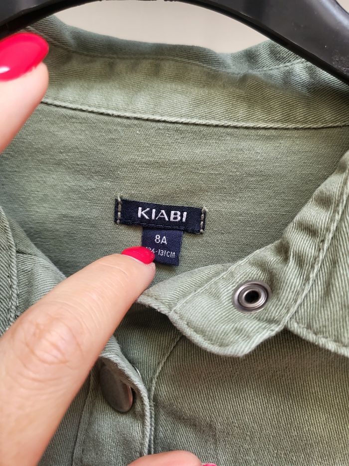 Robe en jeans kaki - photo numéro 3