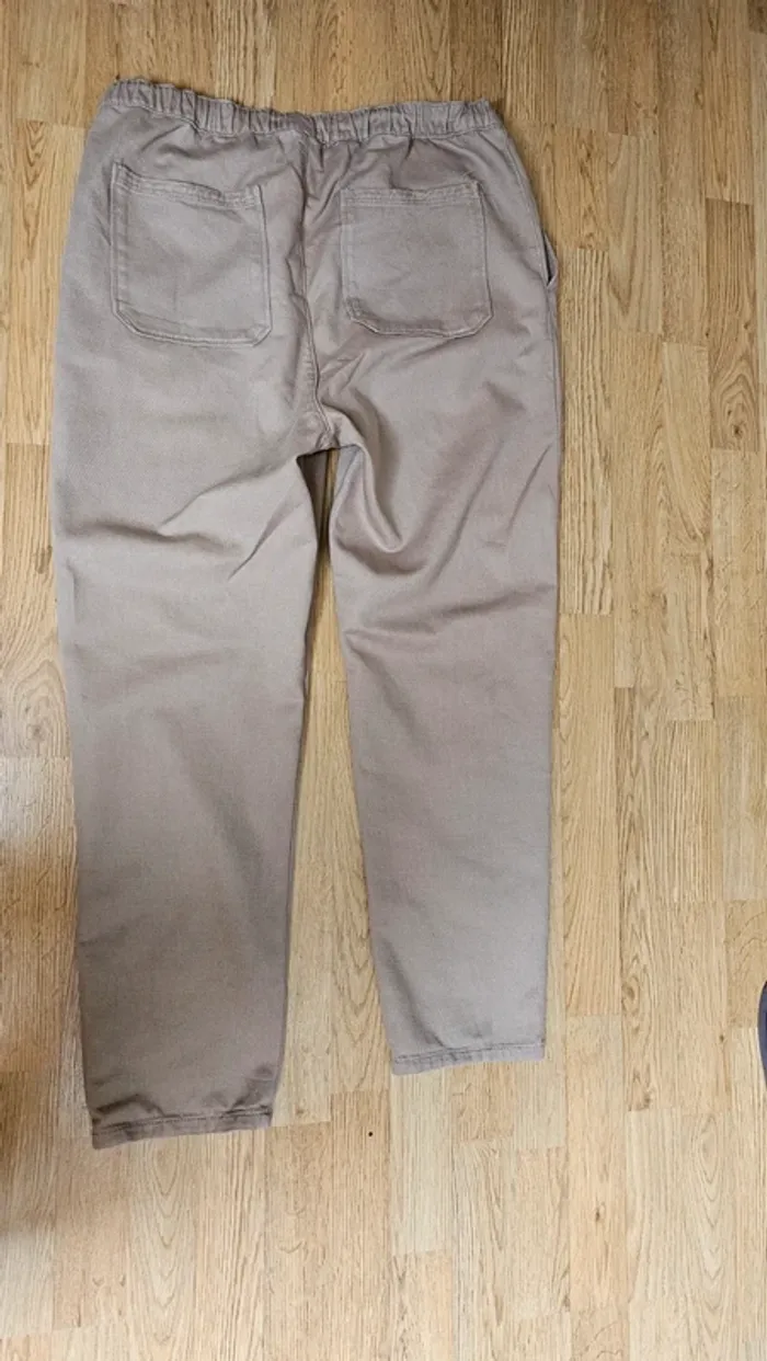 Pantalon beige/camel taille L Jules - photo numéro 3