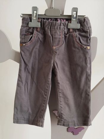 Jean gris IKKS time taille 6 mois