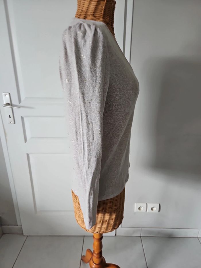 Pull col V femme taille S gemo u46 - photo numéro 9