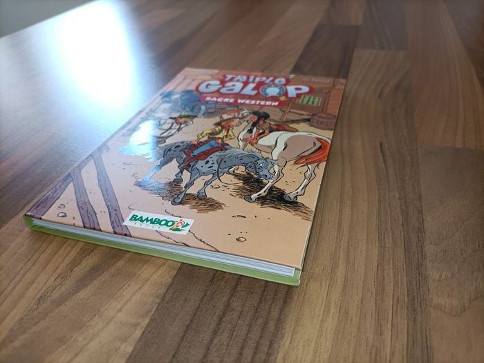 Livre Triple Galop tome 4 Sacré Western - photo numéro 3