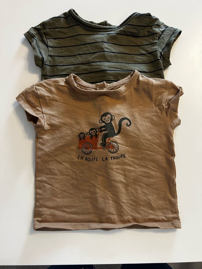 Lot de deux t-shirt vertbaudet