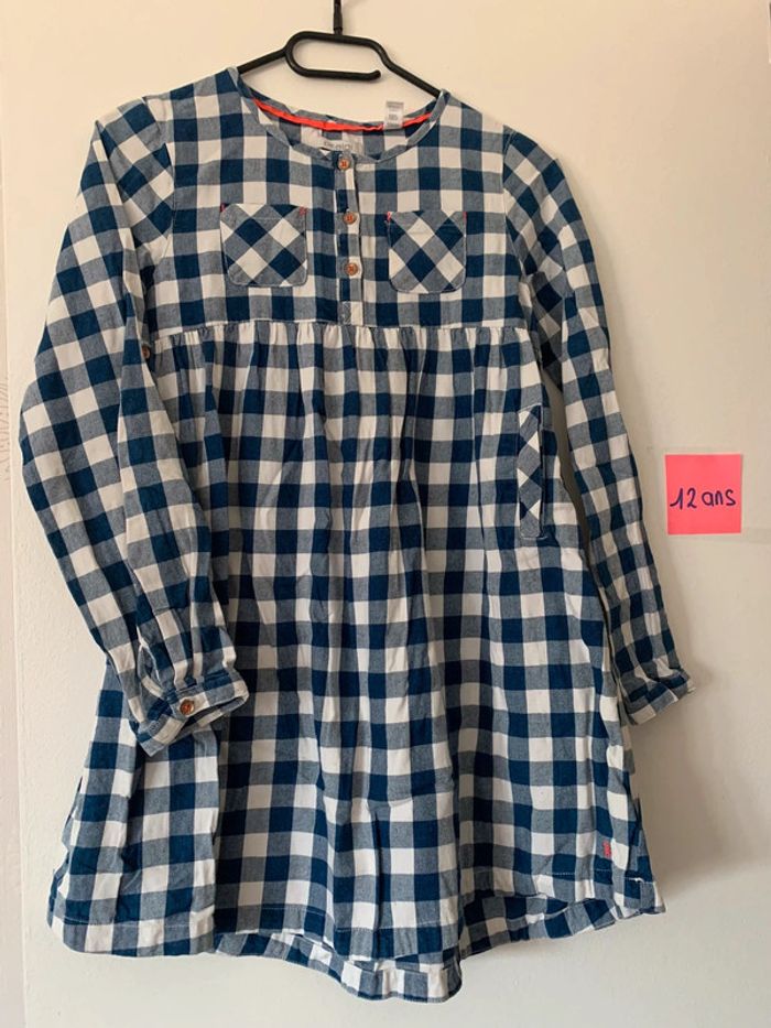 Robe à carreaux okaïdi