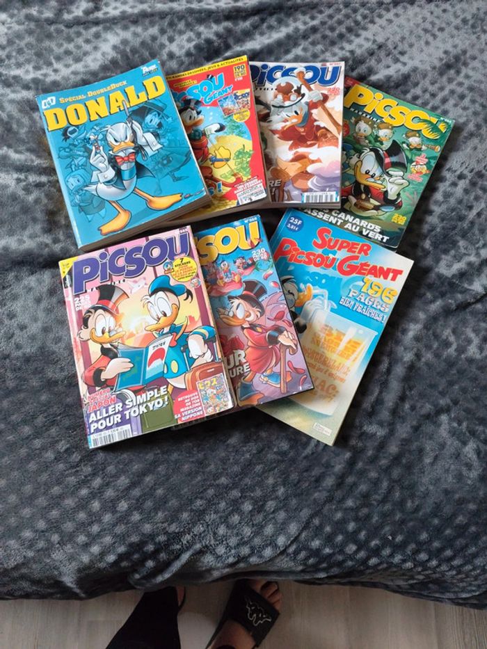 Lot de 7 bd de Picsou
