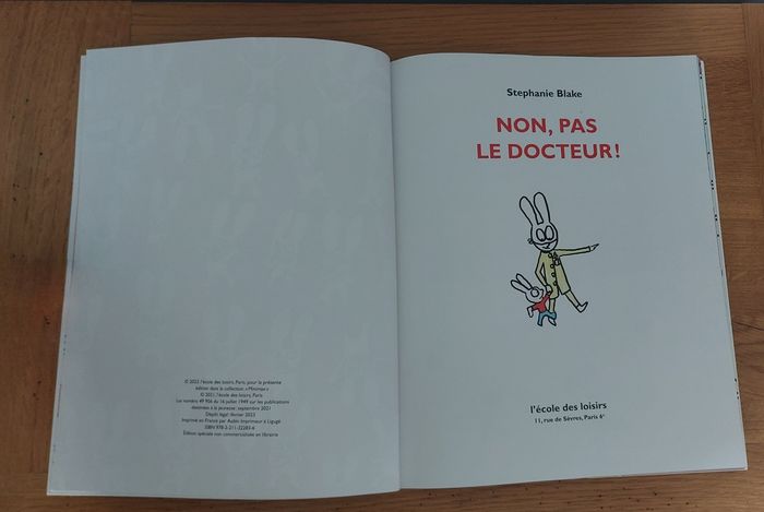 Non pas le docteur ! - l'école des loisirs - photo numéro 2