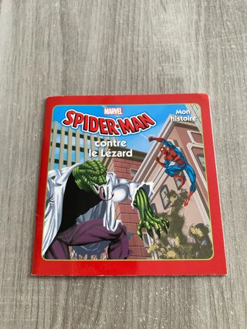 Livre Marvel spider man contre le lézard