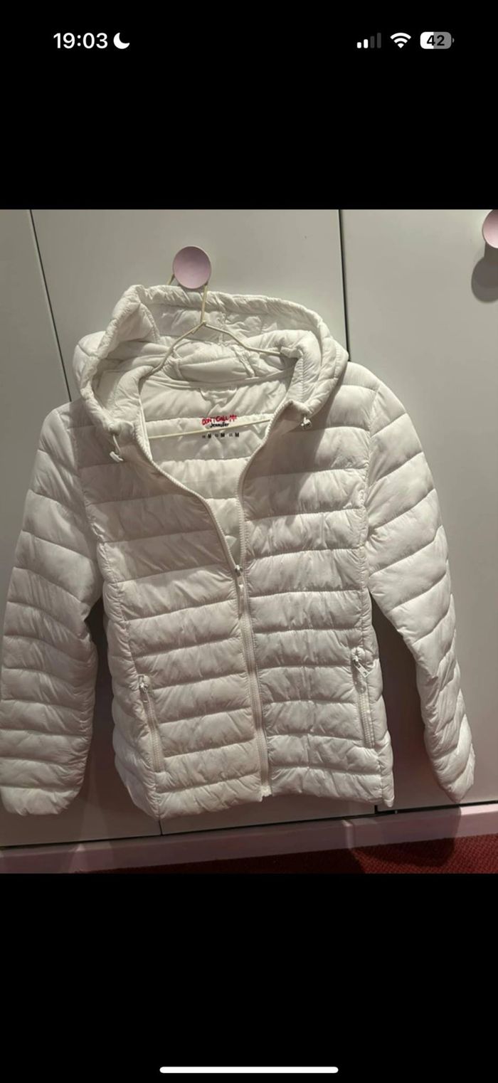 Doudoune blanche femme