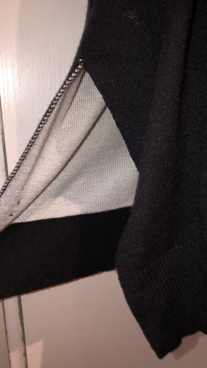 Pull noir et blanc Firefly taille M - photo numéro 16