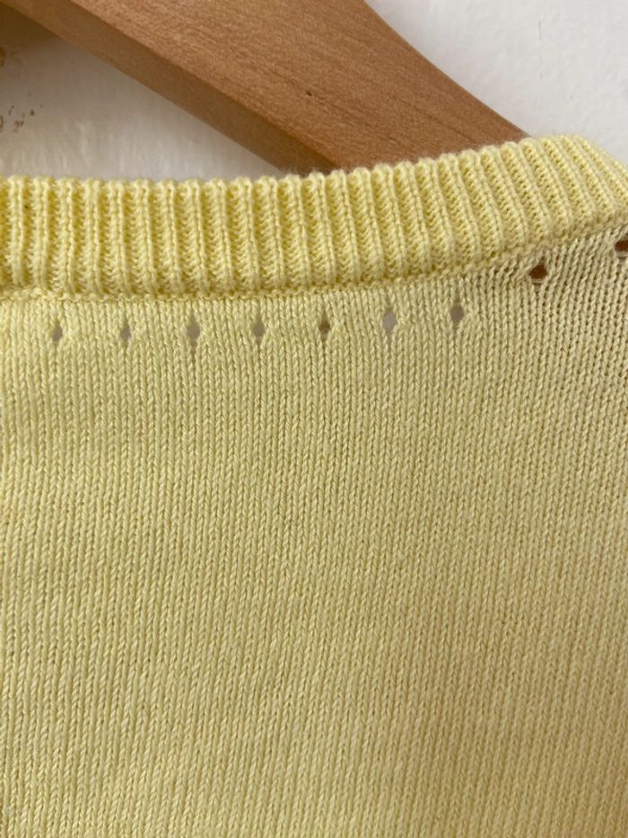 Boléro Okaïdi neuf jaune taille 12 ans - photo numéro 8