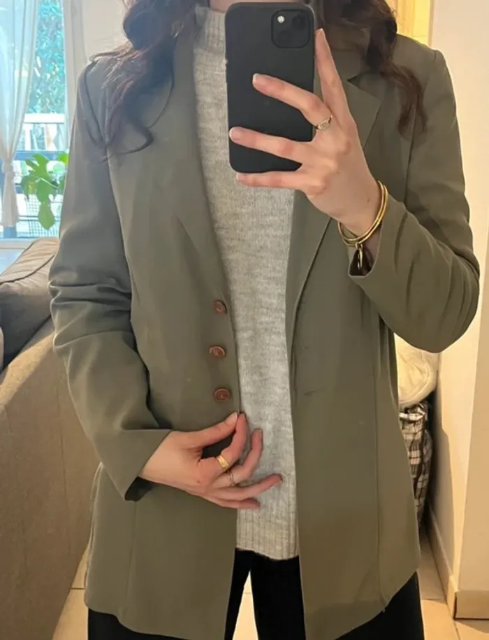 Ensemble blazer gris - photo numéro 9