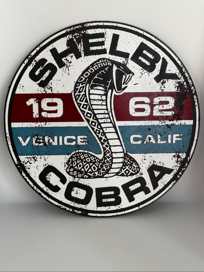 Hueforge vintage Shelby cobra