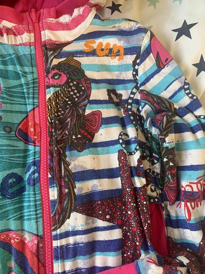 Veste réversible desigual 8 ans - photo numéro 3