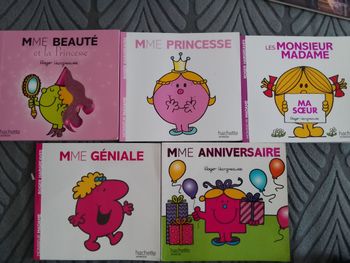 Lot de livre monsieur, madame