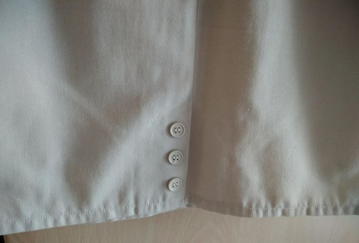 Jupe droite blanc cassé/crème - photo numéro 5