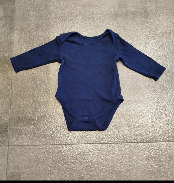 Lot de 2 body manches longues 3-6 mois - photo numéro 2