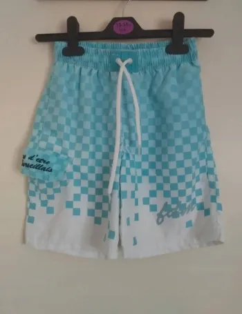 Short Fière d'être Marseillais taille 8 ans