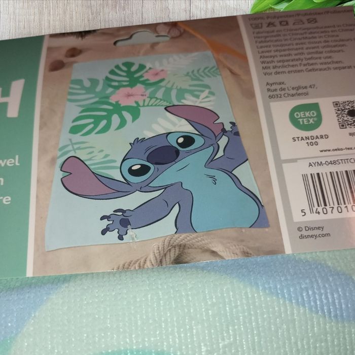 Serviette drap de plage stitch disney - photo numéro 4