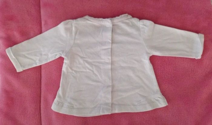 T-shirt Lulu Castagnette taille 3 mois en très bon état - photo numéro 3