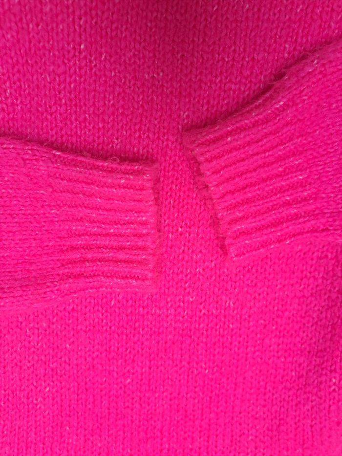 Pull col roulé rose taille L - photo numéro 6