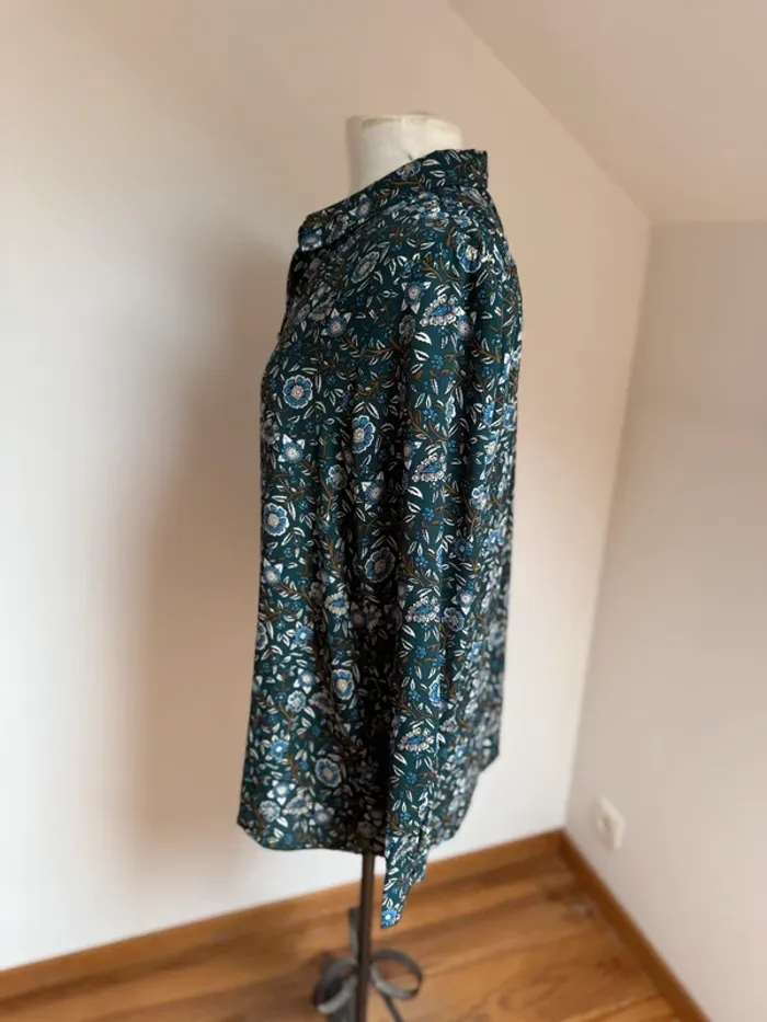 Superbe chemise fleurie fluide neuve Monoprix 46 - photo numéro 4