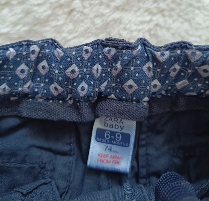 Pantalon 6-9 mois Zara baby - photo numéro 3