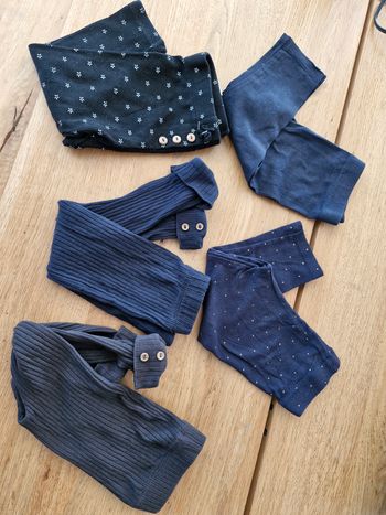 Lot kiabi leggings fille 18 mois